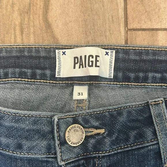 Women’s Paige cropped jeans sz 31 - Picture 3 of 4